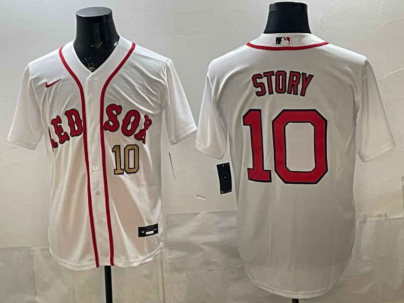 Men Boston Red Sox #10 Story white 2026 Nike MLB Jerseys 20260017->boston red sox->MLB Jersey